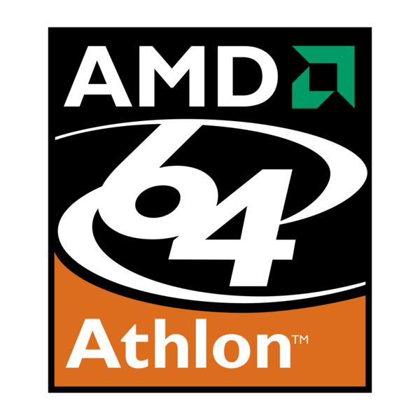AMD 64 Athlon Logo PNG Vector