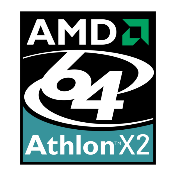AMD 64 Athlon X2 Logo PNG Vector