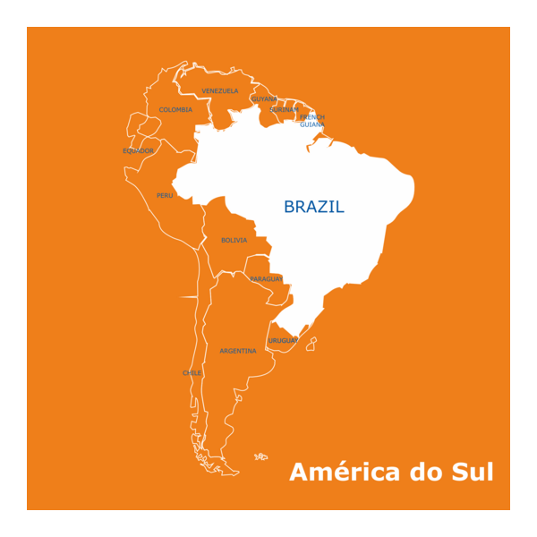 America do Sul Logo PNG Vector