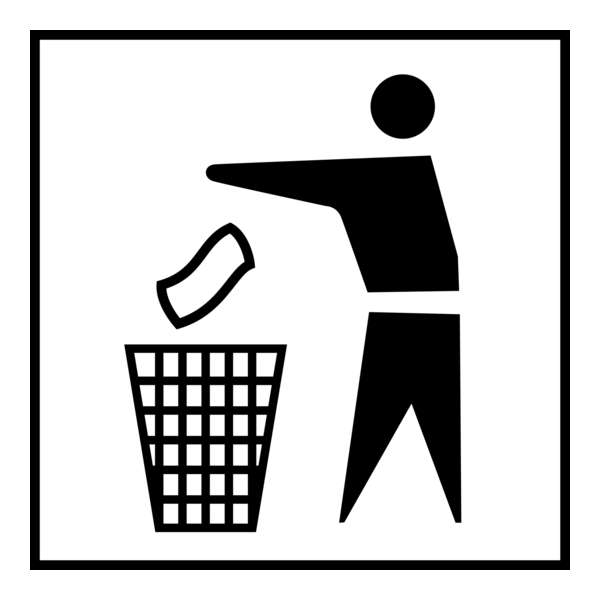 trash sign Logo PNG Vector