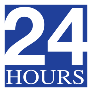 24 Hours Logo PNG Vector