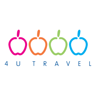 4U Travel Logo PNG Vector