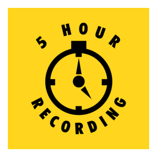 5 Hour Recording Logo PNG Vector