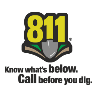 811 Know Whats Below Logo PNG Vector