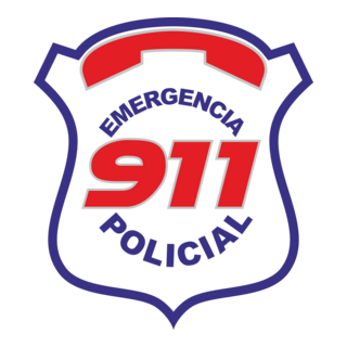 911 Emergencia Policial Logo PNG Vector