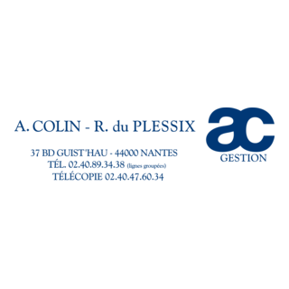 A. Colin - R. du Plessix Logo PNG Vector