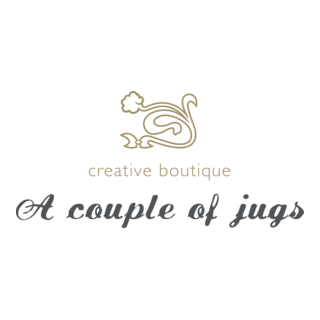 A couple of jugs Creative Agency Logo PNG Vector
