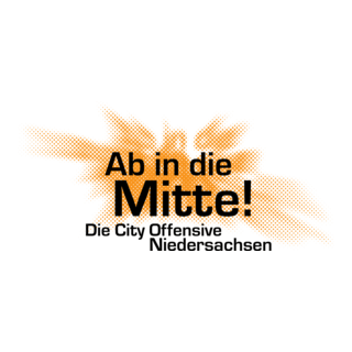 Ab in die Mitte! Die City-Offensive Niedersachsen Logo PNG Vector
