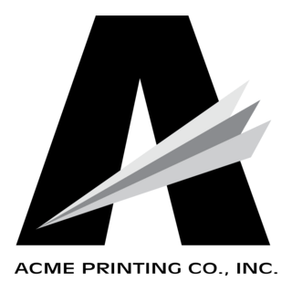 ACME Printing Logo PNG Vector