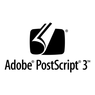 Adobe PostScript 3 Logo PNG Vector