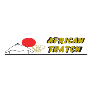 African Thatch Logo PNG Vector