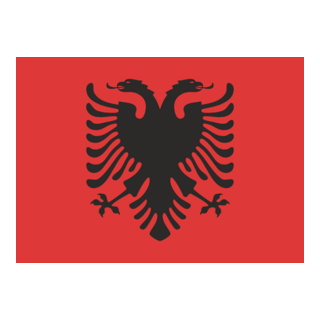 Albania flag Logo PNG Vector
