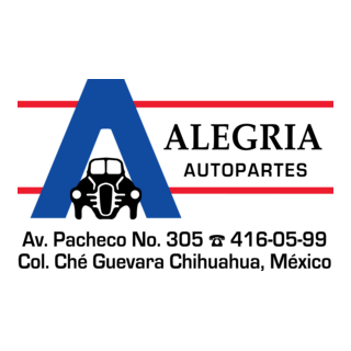 Alegria Autopartes Logo PNG Vector