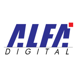 Alfa Digital Logo PNG Vector