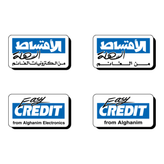 Alghanim Easy Credit Logo PNG Vector