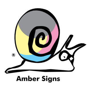 Amber Signs Logo PNG Vector