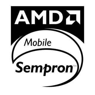 AMD Mobile Sempron Logo PNG Vector