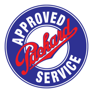 Approved Packard Service Logo PNG Vector