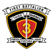 1st Battalion 3rd Marine Regiment USMC Logo PNG Vector