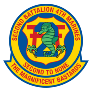 2nd Battalion 4th Marine Regiment USMC Logo PNG Vector