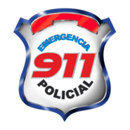 911 Emergencia Policial 3D Logo PNG Vector
