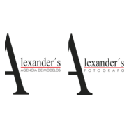 Alexander Model Agency & Fotografo Logo PNG Vector