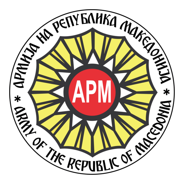 Armija na Republika Makedonija Logo PNG Vector