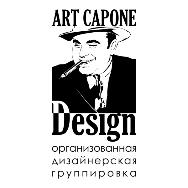 Art Capone Design Logo PNG Vector
