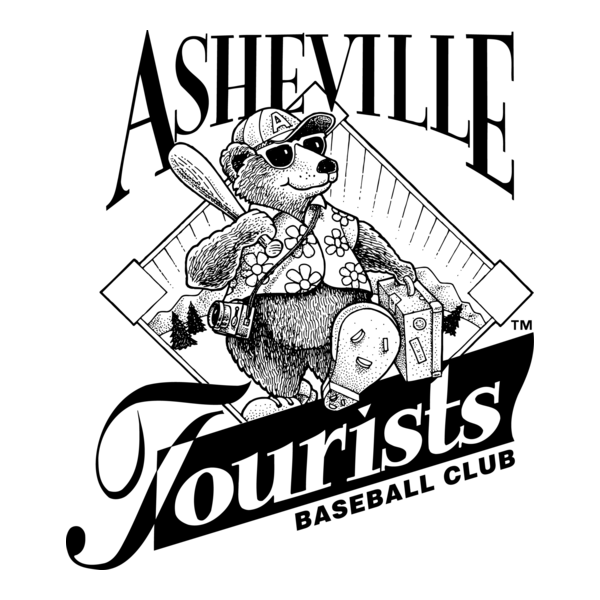 Asheville Tourists Logo PNG Vector