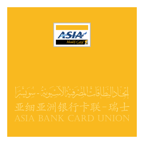 Asia Bank Card Union Logo PNG Vector