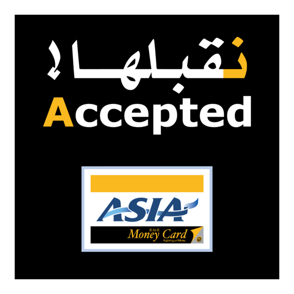 AsiaCard - Accepted Logo PNG Vector
