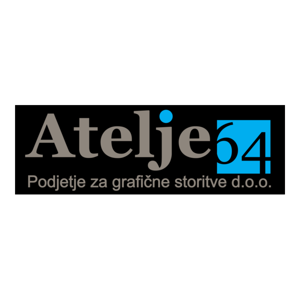 Atelje 64 d.o.o. Logo PNG Vector