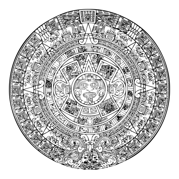 azteca calendario Logo PNG Vector