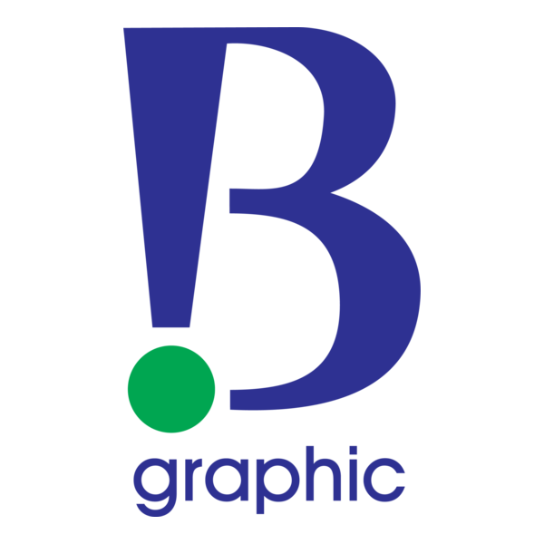B Graphic Logo PNG Vector