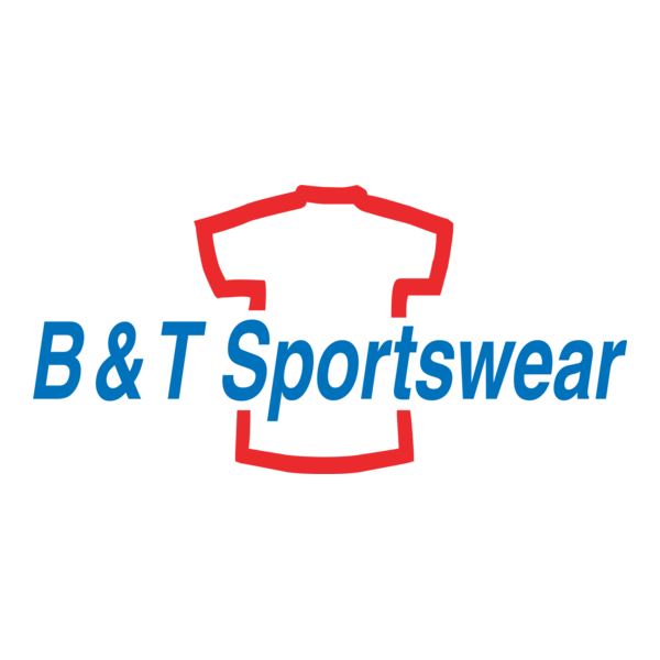 B & T Sportswear Logo PNG Vector