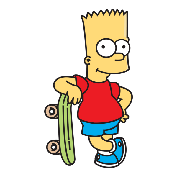 bart en monpatin Logo PNG Vector