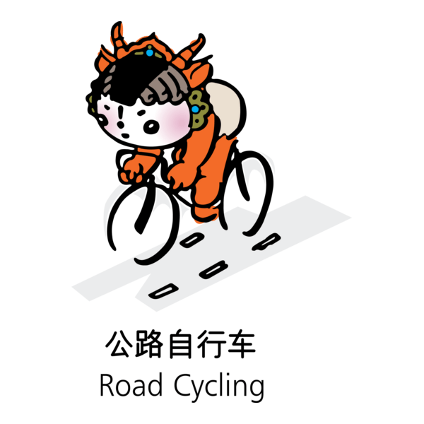 Beijing_2008_Mascot_Road_Cycling Logo PNG Vector
