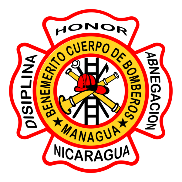 Benemerito Cuerpo de Bomberos Nicaragua Logo PNG Vector