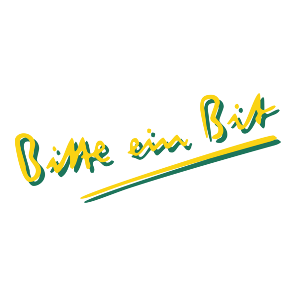 Bitte ein Bit Logo PNG Vector