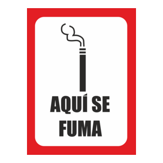 AQUI SE FUMA Logo PNG Vector