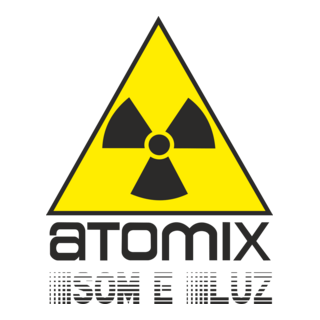 Atomix Som e Luz Logo PNG Vector