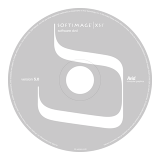 Avid Softimage XSI 5 CD Logo PNG Vector