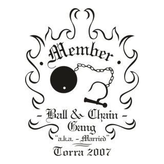 Ball & Chain Logo PNG Vector