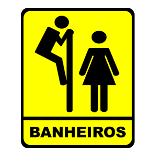 bathroom sign Logo PNG Vector