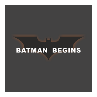 Batman Begins Logo PNG Vector