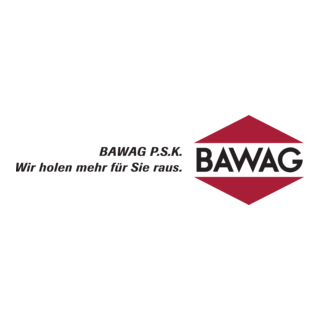BAWAG P.S.K. Wir holen mehr für Sie raus Logo PNG Vector
