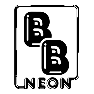 B&B Neon Logo PNG Vector