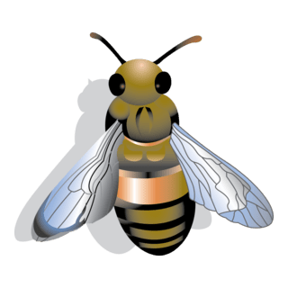 bee Logo PNG Vector
