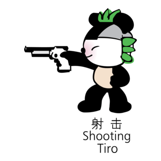 Beijing 2008 mascot Shooting Logo PNG Vector