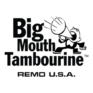 Big Mouth Tambourine Logo PNG Vector